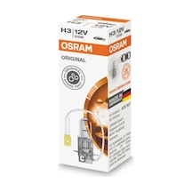 12V H3 Sis Farı Ampulü 55W 10 Adet Osram 64151 Alman Malı