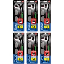 Banat Deep Clean Black Kapaklı Diş Fırçası Medium 2'li x 6 Paket