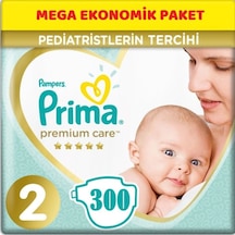 Prima Bebek Bezi Premium Care 2 Numara Mega Ekonomik Paket 300 Adet