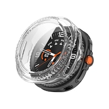 Protective-case Akıllı Saatler İçin 2 Si 1 Arada Sert Polikarbonat Kasa Koruyucu Dokunma Ve Netliği Etkilemeyen Çizilmeye Karşı Ekran Koruyucu Kılıfıı Şeffaf, Galaxy Watch 8 Classic Çok Renkli