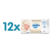 Molfix Izotonik Sulu Yenidoğan Islak Mendil 12X50 Adet Molfix Izotonik Sulu Yenidoğan Islak Mendil 12X50 Adet