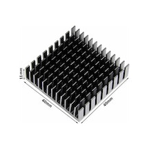 Alkatronik-Aluminyum Soğutucu 4X4Cm Pasif Soğutucu Led Entegre Peltier