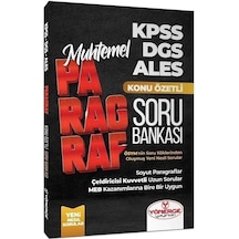 KPSS DGS ALES Muhtemel Paragraf Konu Özetli Soru Bankası / Kol...