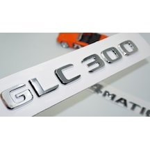 Dk Tuning Glc300 4matic Bagaj Krom Abs Yazı Logo Benz İle Uyumlu