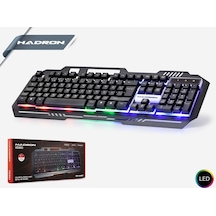 Hadron HD863/20 Usb Kablolu RGB Işıklı Metal Gaming Q Klavye Hadron HD863/20 Usb Kablolu RGB Işıklı Metal Gaming Q Klavye