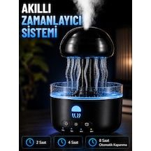 Denizanası Tasarımlı Ultrasonik Hava Nemlendirici Rgb Led Işıklı Sessiz Buhar Makinesi Zaman Ayarlı