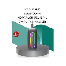 Renkli Led Işıklı Kablosuz Hoparlör Ip67 Sertifikalı