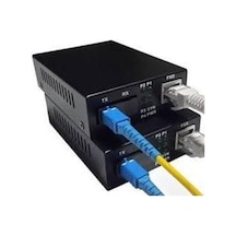 Teldata Media Converter Single Mode 10-100-1000 3 Km Only Sc-sx Tx-a-b-kıtset
