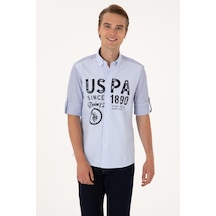 U.s. Polo Assn. Erkek Lacivert Gömlek Desenli 50299351-vr033 Lacivert