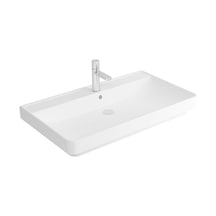 Pixel Tezgah Üstü Lavabo 80 46 Cm Beyaz