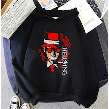 Anime Hellsing Kapşonlu Sweatshirt