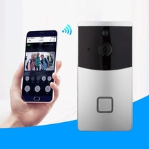 Sones Vesafe Home Vs-m2 Hd 720p Güvenlik Kamerası Akıllı Wifi Görüntülü Kapı Zili İnterkom, Ios Ve Android İçin Tf Kart Ve Gece Görüşü Ve Pır Algılama Uygulamasını Destekleyin Gümüş