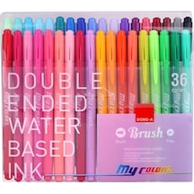 Dong A My Color2 Çift Taraflı Keçeli Kalem 24 Lü Set