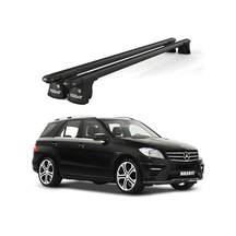 Trio-ı Mercedes-benz M W166 2011-2015 Uyumlu Siyah Kilitli Ara Atkı 135cm Port Bagaj Tavan Barı