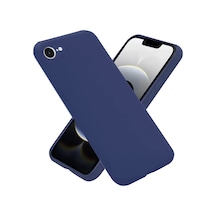 Newface Apple İphone 16e Kılıf First Silikon - Lacivert