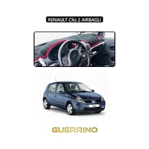Renault Clio 2 Aırbaglıtorpido Koruma Halısı Siyah Kenar