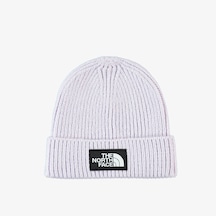 The North Face Logo Box Cuffed Unisex Beyaz Bere Düz Nf0a3fjx6s11