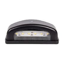 Plaka Lamba 6 Led'Li 12V-24V Siyah