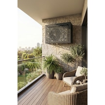 Klima Motoru/dış Ünite Gizleme/koruma Kafesi S 9000 Btu - 18000 Btu 98x50x70 H Cormoran Antrasit