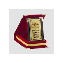 Doğum - 368 - Günün Kutlu Olsun - Myceshop - Plaketi Kırmızı