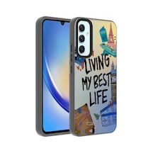 More Tr Samsung Uyumlu Galaxy A34 Kılıf Desenli Mtr Dragon Sert Kapak - Seyahat
