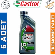 Castrol Actevo 20W-40 4t 1 L 4 Zamanlı Motosiklet Yağı (6 Adet)