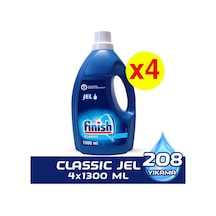 Finish Classic Jel Bulaşık Makinesi Deterjanı 4 x 1300 ML