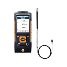 Testo 440 Hava Hızı Ve Hacimsel Debi Ölçer Mini Pervane Problu