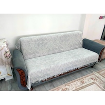 Pamuklu Kaymaz Alaca Koltuk-çekyat Örtüsü 170x220 -sütlü Kahve Sütlü Kahve