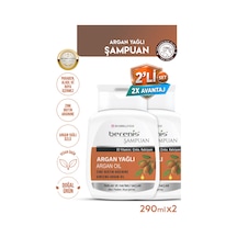 Berenis Argan Yağlı Şampuan Daha Güçlü Saçlar İçin 290 Ml 2'li Set Tüm Saç Tipleri