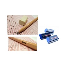 Faber-castell Natural Ösym Kurşun Kalemi 10"lu 2,5 B Sınav Silgisi 3 Adet Natural