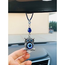 Baykuşlu Metal Araba Nazarlık, Araba Süsü, Metal Aksesuar Süsü