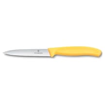 Victorinox 6.7738.C1 Swiss Classic 10 cm Tırtıklı Soyma Bıçağı  Sarı