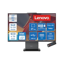 Lenovo ThinkCentre Neo 50a 27 Gen 5 12SA0028TRF05 Core 7 240H 16 GB 4 TB SSD 27" Free Dos AIO Masaüstü Bilgisayar