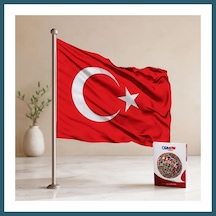 Bezos Türk Bayrağı 70x105 Cm Alpaka Kumaş Ob