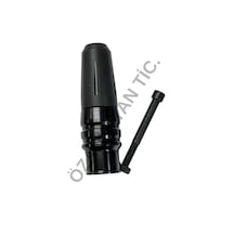 Motosiklet Universal Egsoz Ve Motor Koruma Takozu Siyah Renk