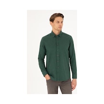 Pierre Cardin Regular Fit Uzun Kollu Gömlek 1960022 Yeşil