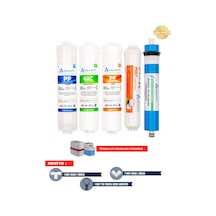 Su Arıtma Filtresi – Kapalı Kasa Iki Tarafı Ouick 5’li Filtre Seti