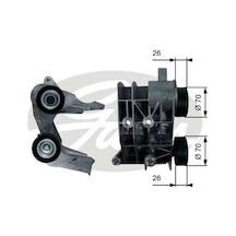 Gates T36107 Alternator Gergı Rulmanı Kutuklu Fıesta 1.3 02 08 Ka 1.3ı 1.6ı 96 08