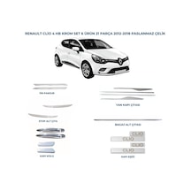 Ebal Otomotiv RENAULT CLIO 4 HB FULL KROM SET 2012 Ve Üzeri