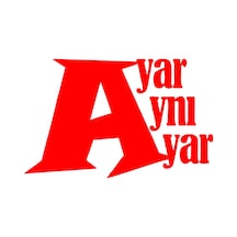 Ayar Aynı Ayar Araba Sticker 17x17 Cm Kırmızı