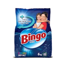 Bingo Çamaşır Deterjanı 6 Kg Beyaz + Renkli