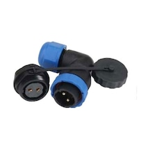 Powermaster Sd20 Su Geçirmez 2 Pin 20 Mm Yuvarlak Konnektör (90° Dirsek)