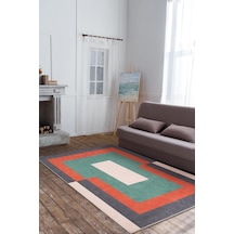 Funk Modern Dokuma Pamuk Polyester Renkli Halı (Al 400)