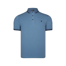T8586 Dewberry Erkek Polo Yaka T-shırt-ındıgo Indigo