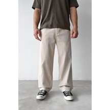 Flaw Basic Baggy Pantolon-29201 Taş Rengi Flaw Basic Baggy Pantolon-29201 Taş Rengi