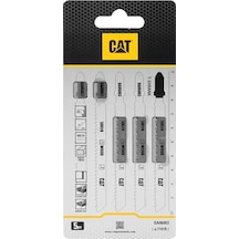 Cat Da06003 5 Parça Profesyonel Ahşap Çapaksız Temiz Kesim Dekupaj Testere Bıçağı, Ucu