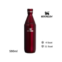 Stanley The All Day Slim Su Şişesi 0.59 L Termos Kamp Matara Bordo Stanley The All Day Slim Su Şişesi 0.59 L Termos Kamp Matara Bordo