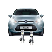 Ford Fıesta Led Xenon Kısa Far Ampulü Mini Led 2'li Set H7