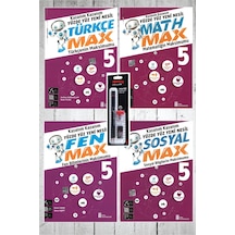 Ata 5.Sınıf Türkçe - Matematik - Fen Bilimleri - Sosyal Bilgiler Max Seti + Rotring Kalem Seti Hediyeli